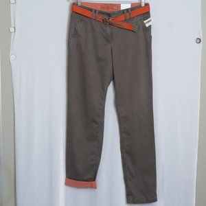NWT Bianca Rock Brown Melbourne Regular Fit Cuff Jeans Size 40 (US 10)
